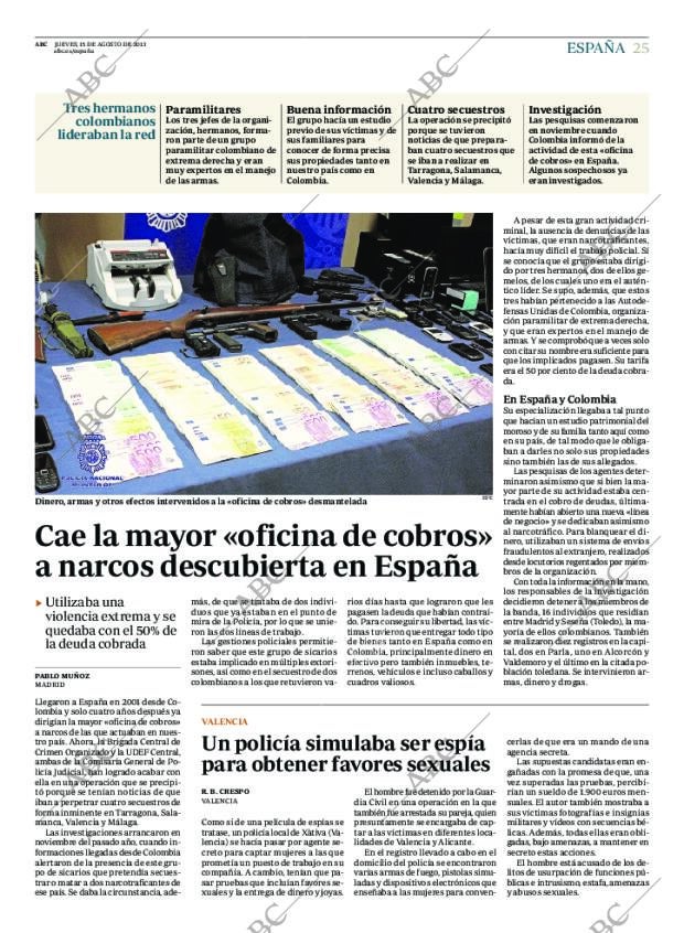 ABC MADRID 15-08-2013 página 25