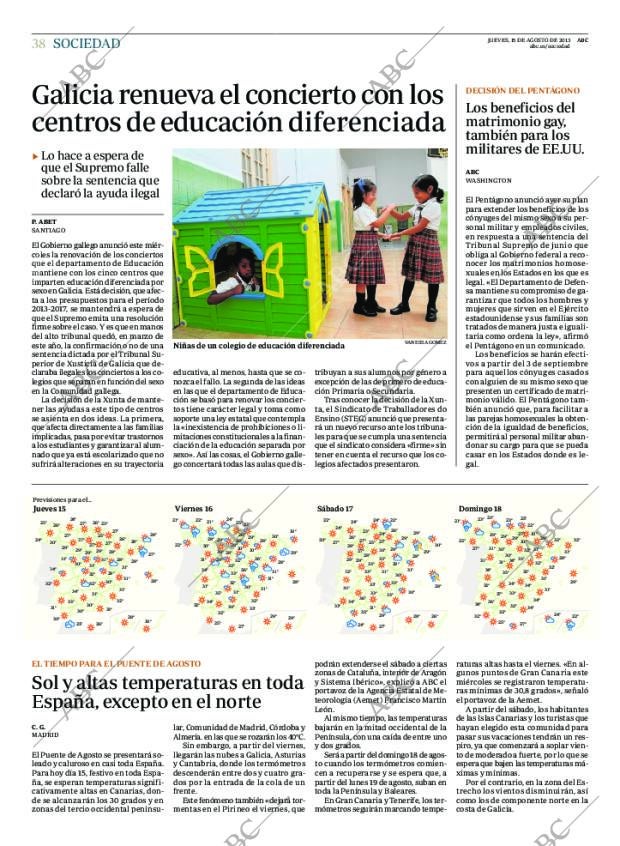 ABC MADRID 15-08-2013 página 38