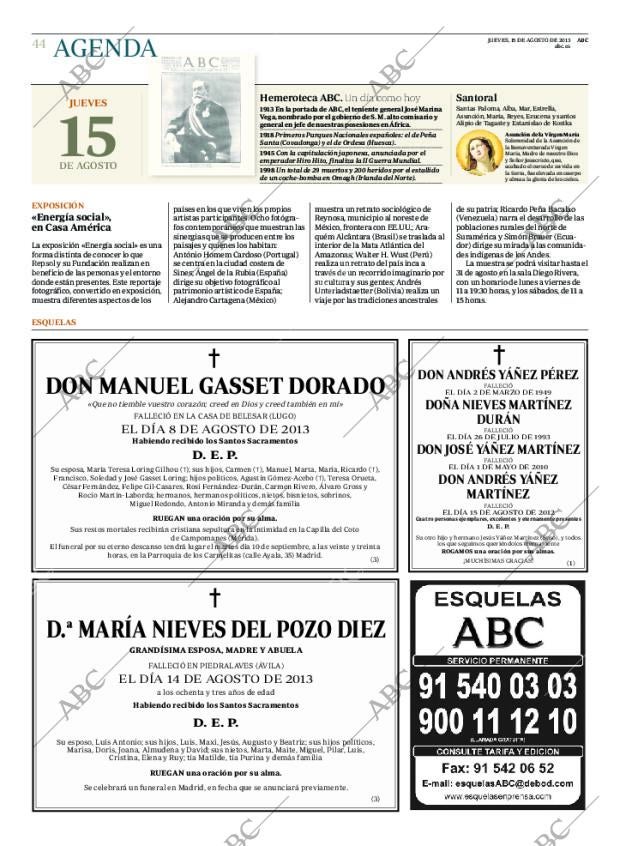 ABC MADRID 15-08-2013 página 44