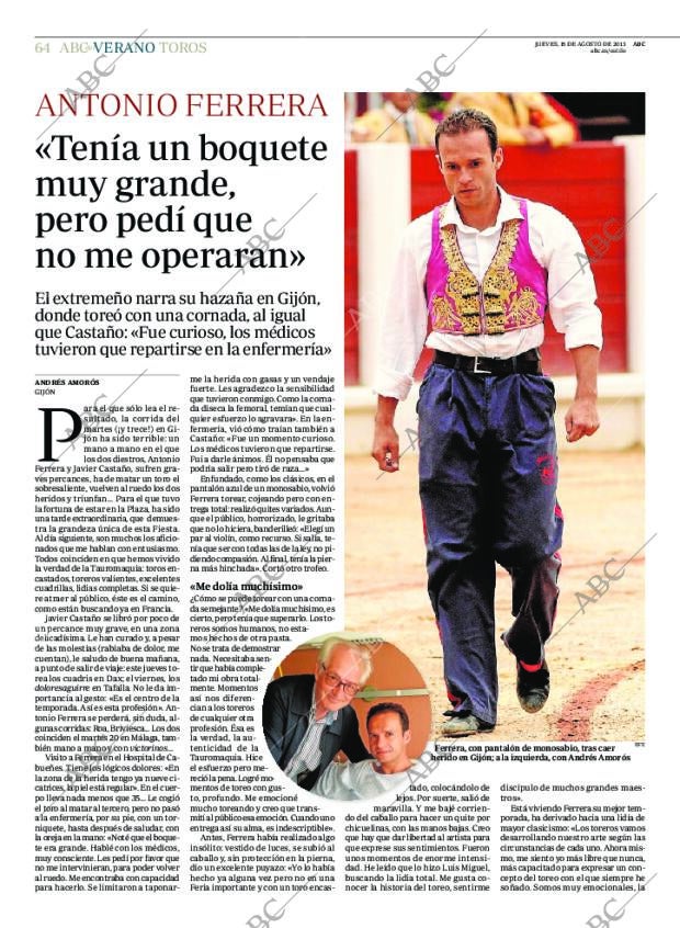 ABC MADRID 15-08-2013 página 64