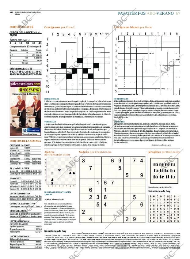 ABC MADRID 15-08-2013 página 67
