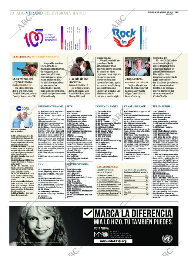 ABC MADRID 15-08-2013 página 70