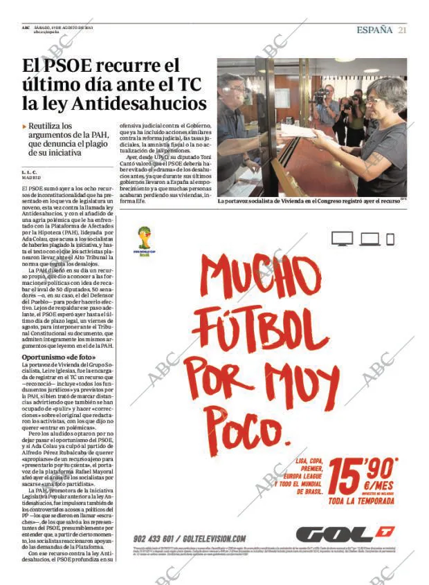 ABC MADRID 17-08-2013 página 21
