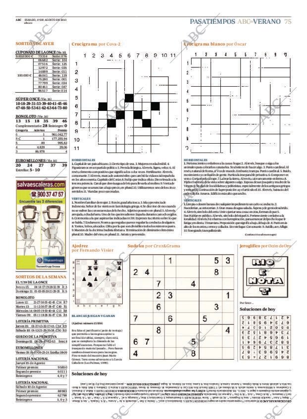 ABC MADRID 17-08-2013 página 75