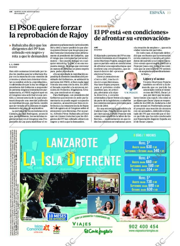 ABC MADRID 20-08-2013 página 19