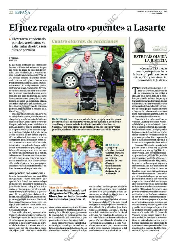 ABC MADRID 20-08-2013 página 22