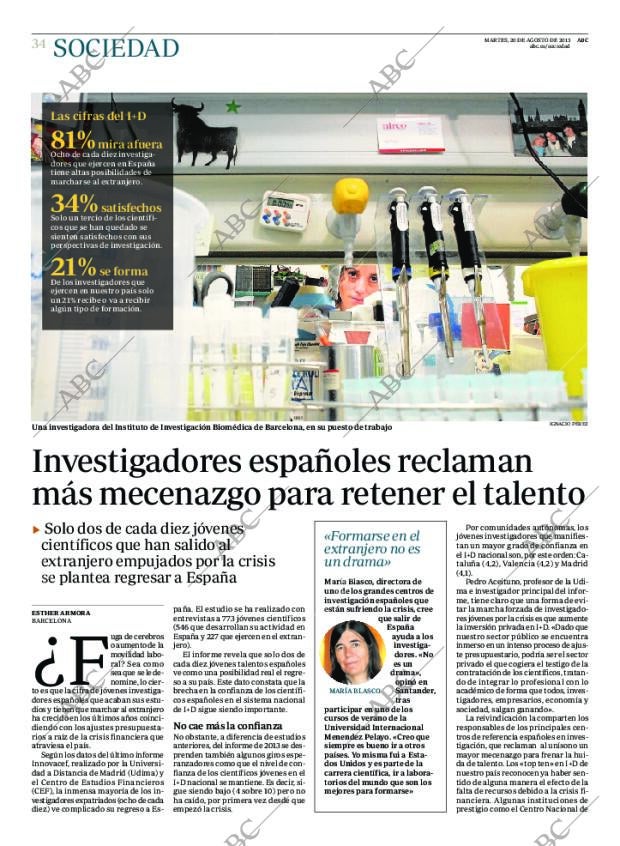 ABC MADRID 20-08-2013 página 34