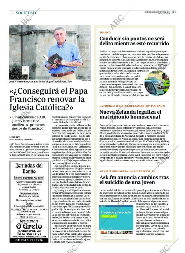 ABC MADRID 20-08-2013 página 36