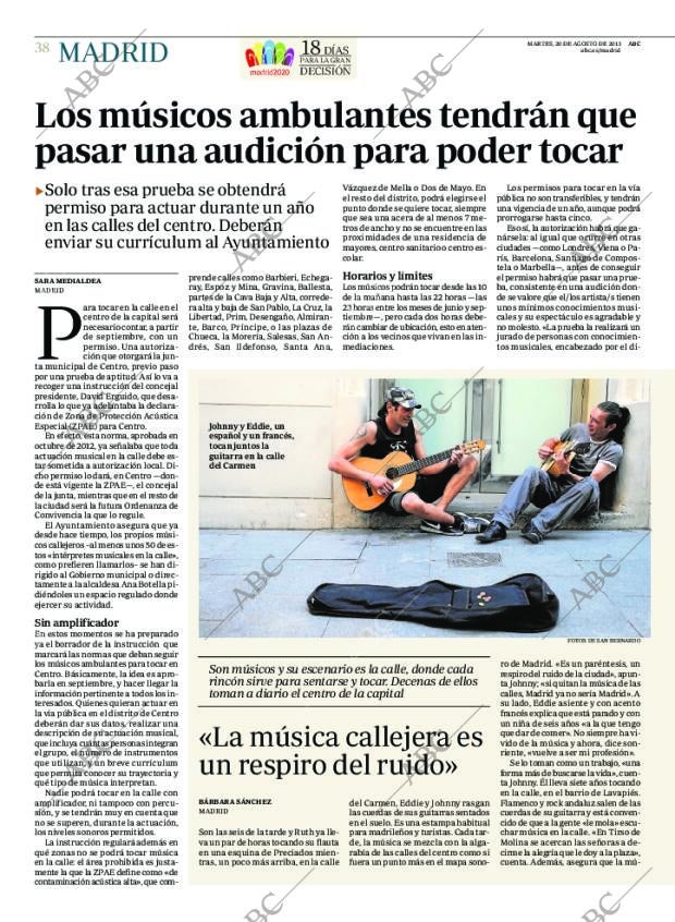 ABC MADRID 20-08-2013 página 38