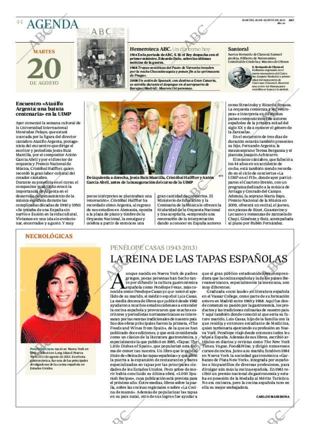 ABC MADRID 20-08-2013 página 44