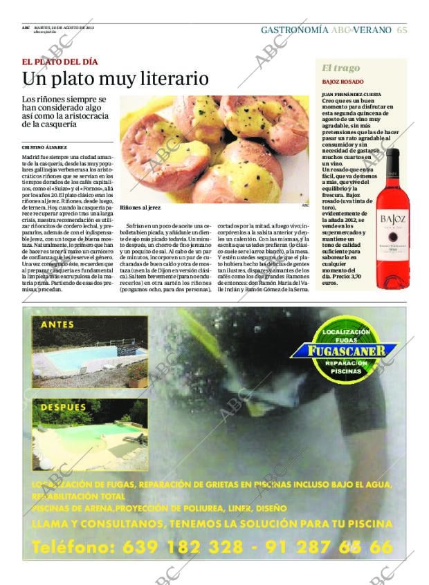 ABC MADRID 20-08-2013 página 65
