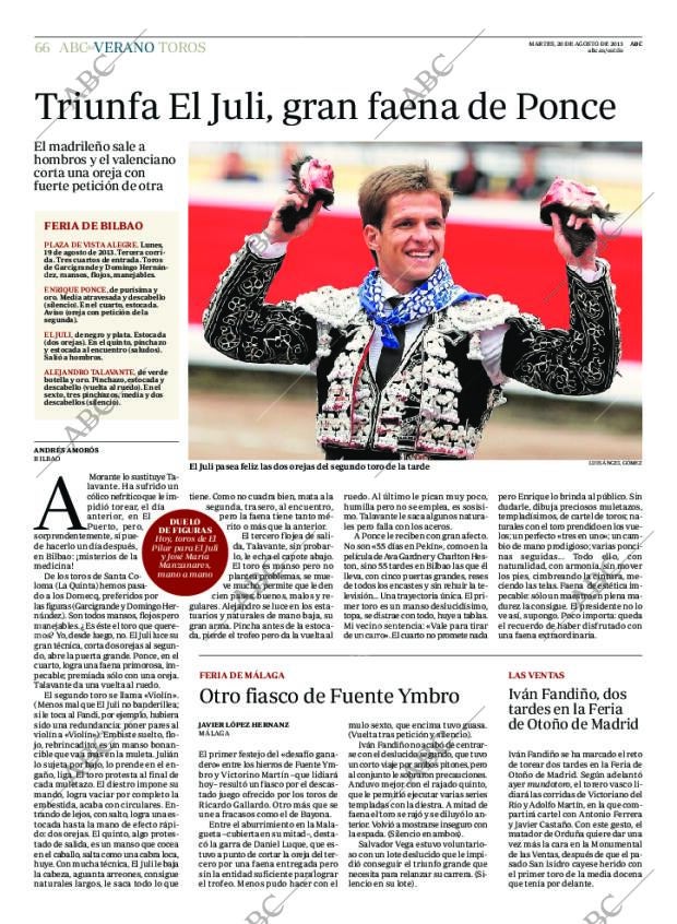 ABC MADRID 20-08-2013 página 66
