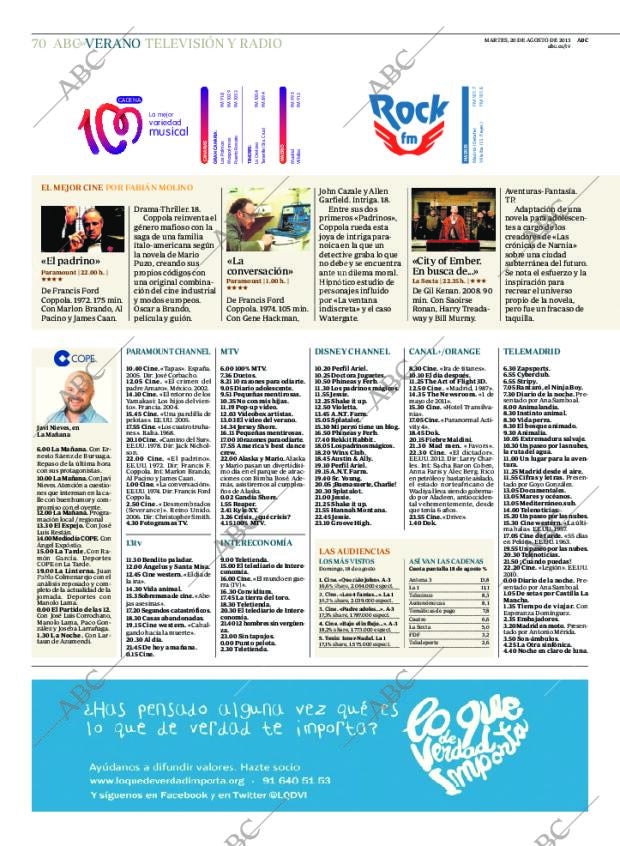 ABC MADRID 20-08-2013 página 70