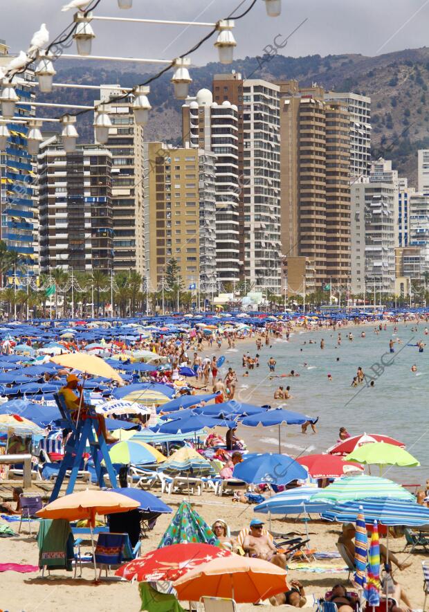 Playa de levante en Benidorm foto Juan Carlos Soler Archdc Juan Carlos Soler