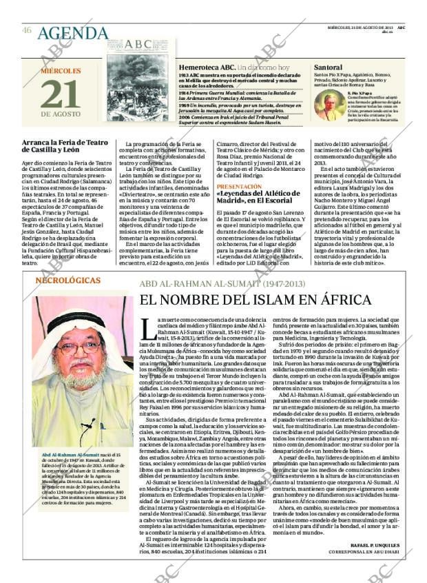 ABC MADRID 21-08-2013 página 46