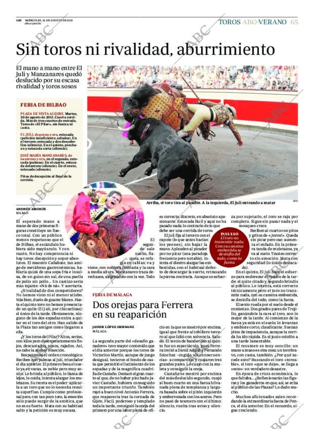 ABC MADRID 21-08-2013 página 65