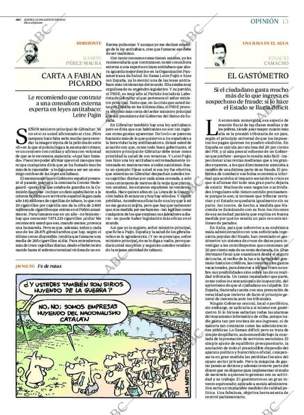ABC MADRID 22-08-2013 página 13