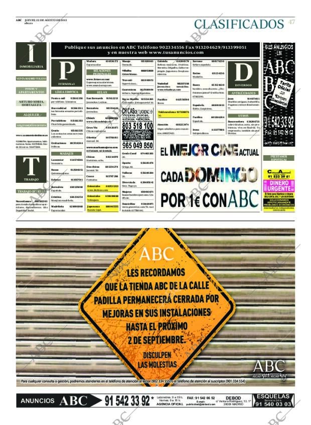 ABC MADRID 22-08-2013 página 47