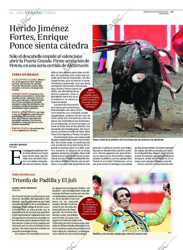 ABC MADRID 22-08-2013 página 64