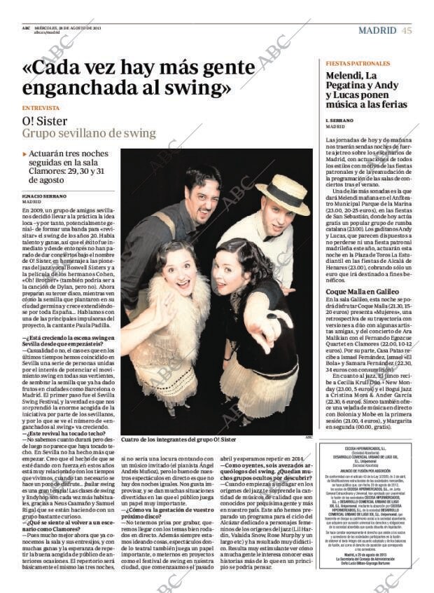 ABC MADRID 28-08-2013 página 45