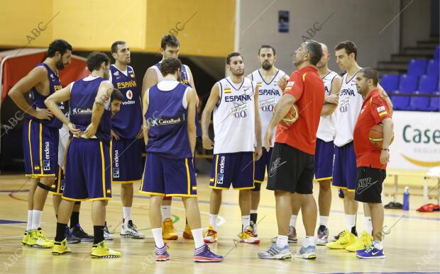 Entreno Seleccion Española Baloncesto