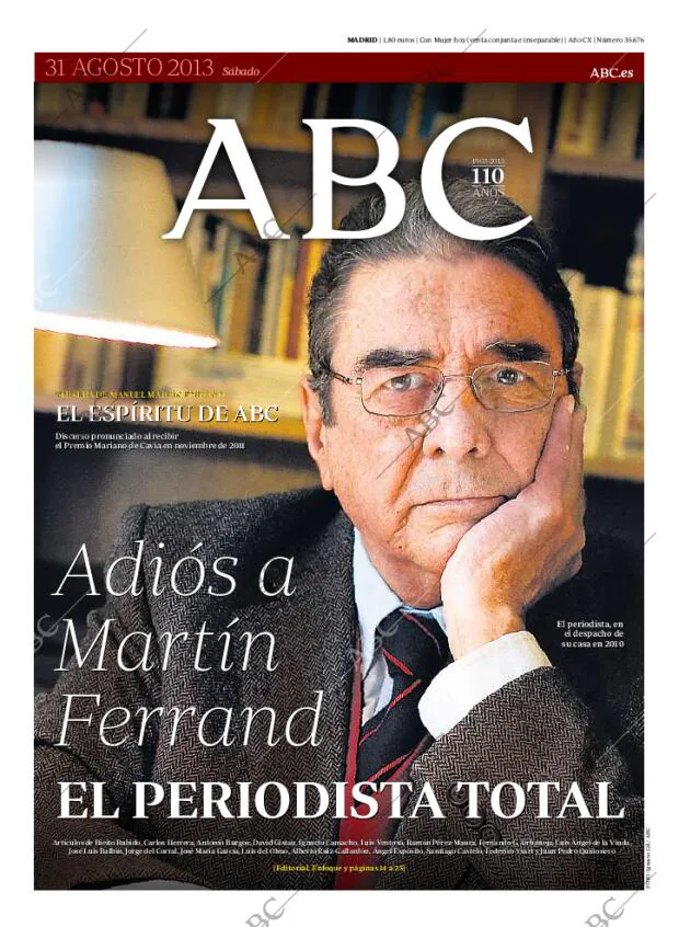 ABC MADRID 31-08-2013 página 1