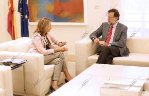 Reunion Arantxa Quiroga con el presidente del gobierno Mariano Rajoy