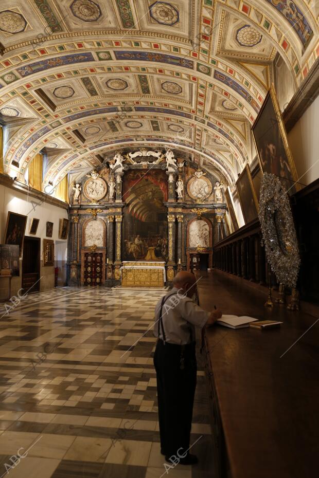 El Escorial (Madrid), 05/09/2013. Monasterio de el Escorial