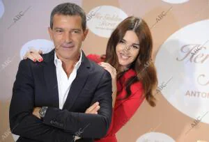 El actor Antonio Banderas y la actriz Paz Vega presentan la nueva fragancia de...