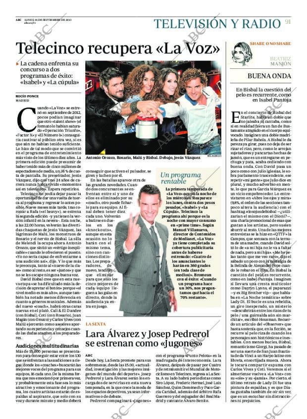 ABC MADRID 16-09-2013 página 91