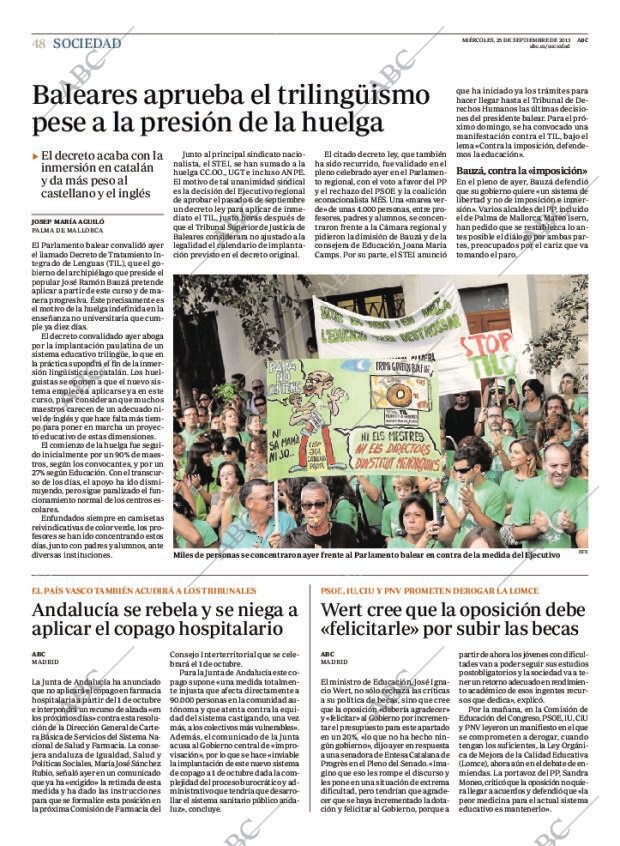 ABC MADRID 25-09-2013 página 48