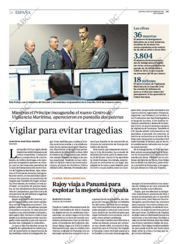 ABC MADRID 17-10-2013 página 28