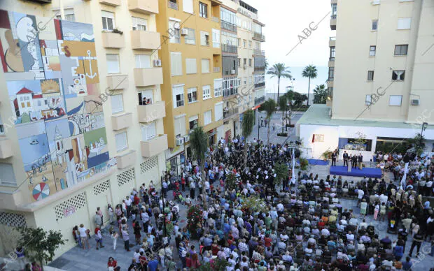 Estepona, 19/10/Inauguración de la Plaza del Diario ABC en la localidad...