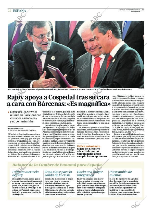ABC MADRID 21-10-2013 página 22