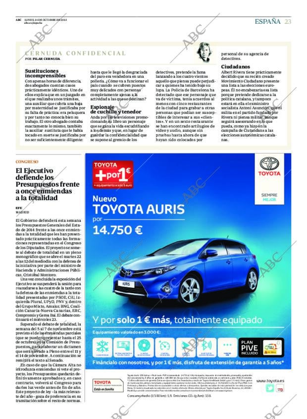 ABC MADRID 21-10-2013 página 23
