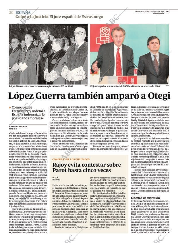 ABC MADRID 23-10-2013 página 20