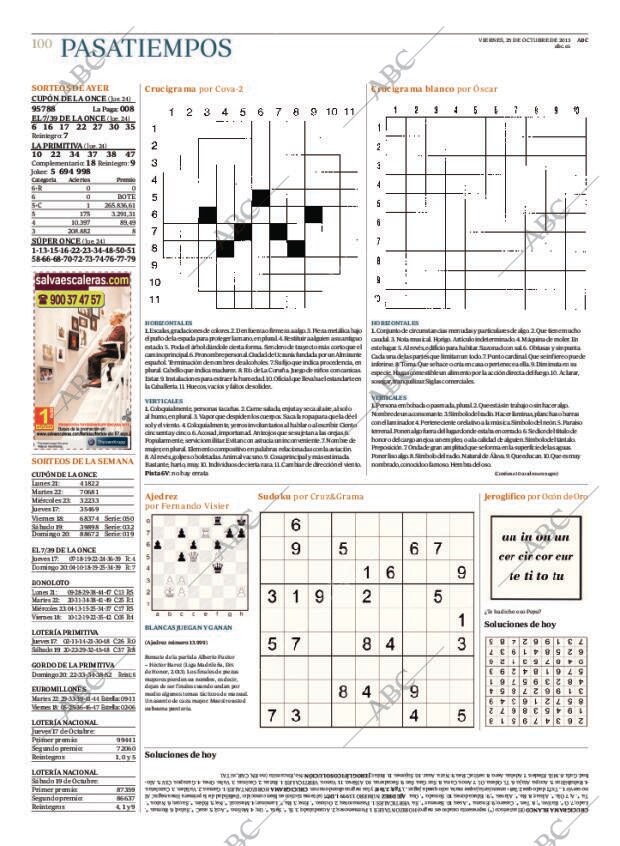 ABC MADRID 25-10-2013 página 100