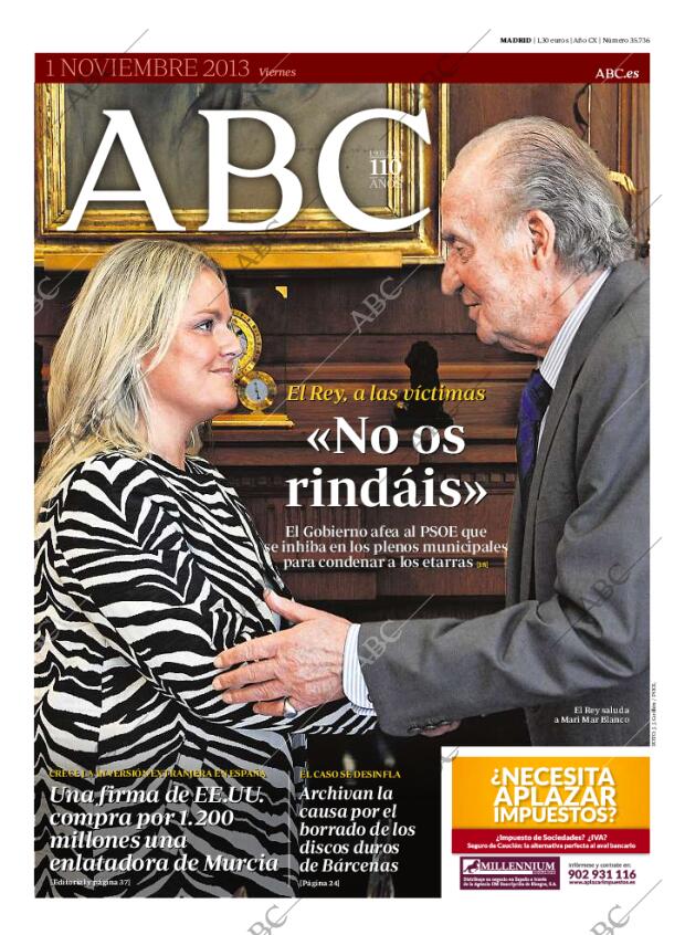 ABC MADRID 01-11-2013 página 1