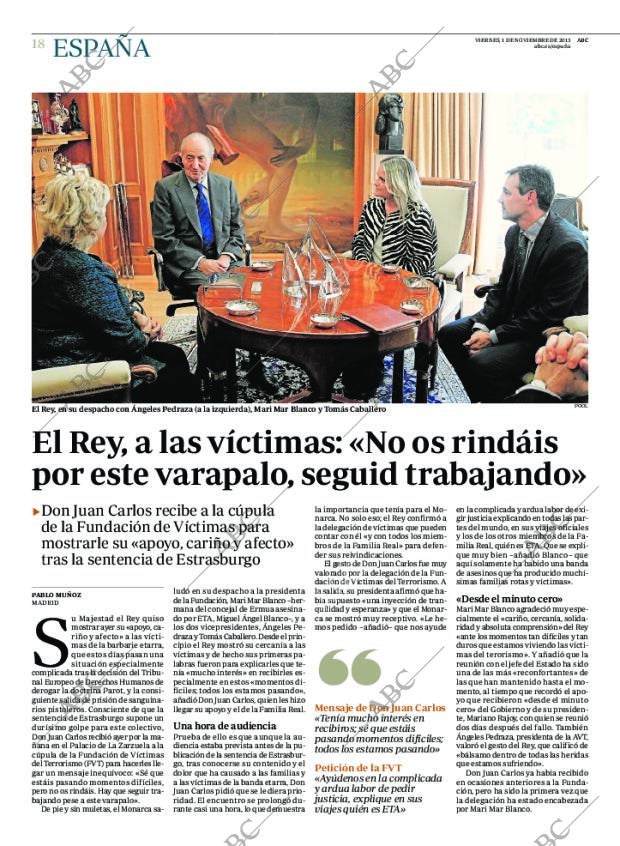 ABC MADRID 01-11-2013 página 18
