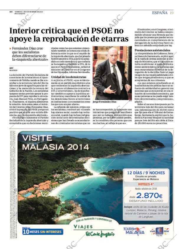 ABC MADRID 01-11-2013 página 19