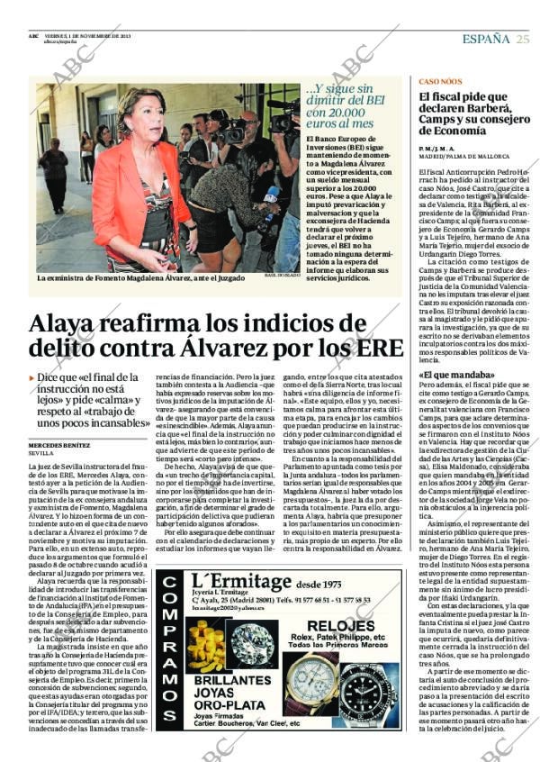 ABC MADRID 01-11-2013 página 25