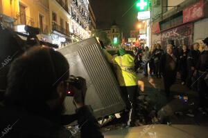 Manifestación servicios de limpieza Víctor Lerena archdc