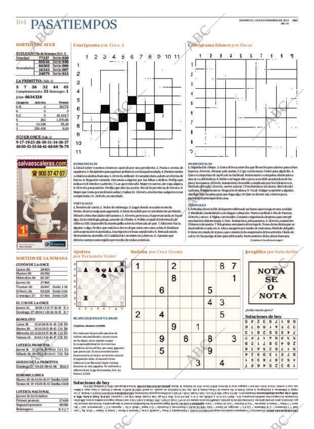 ABC MADRID 03-11-2013 página 104