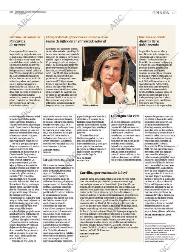 ABC MADRID 06-11-2013 página 17