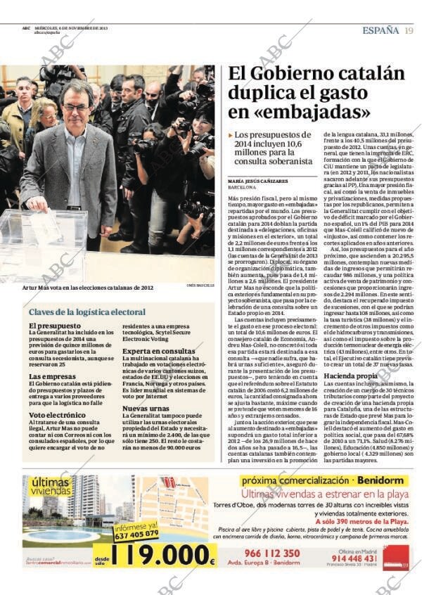ABC MADRID 06-11-2013 página 19