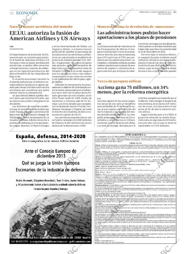 ABC MADRID 13-11-2013 página 42