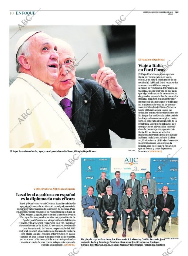 ABC MADRID 15-11-2013 página 10