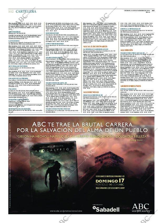 ABC MADRID 15-11-2013 página 102