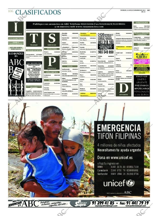 ABC MADRID 15-11-2013 página 106