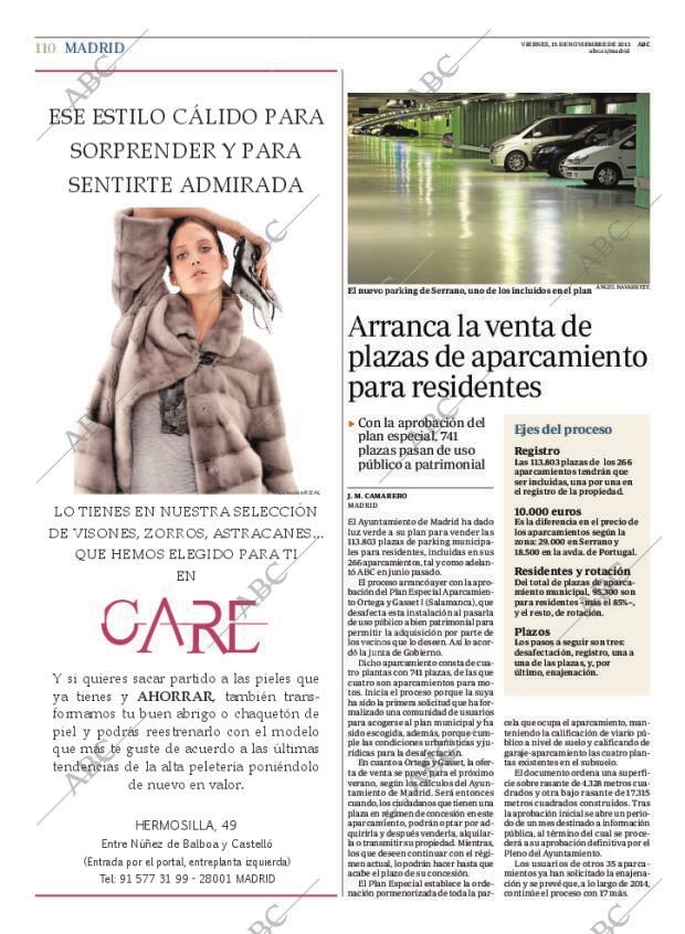 ABC MADRID 15-11-2013 página 110